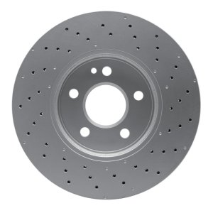 Mercedes-Benz GLA200 Brake Rotor (1) - Front - R1 Concepts - GeoSPEC Coated, Drilled - `12-`17